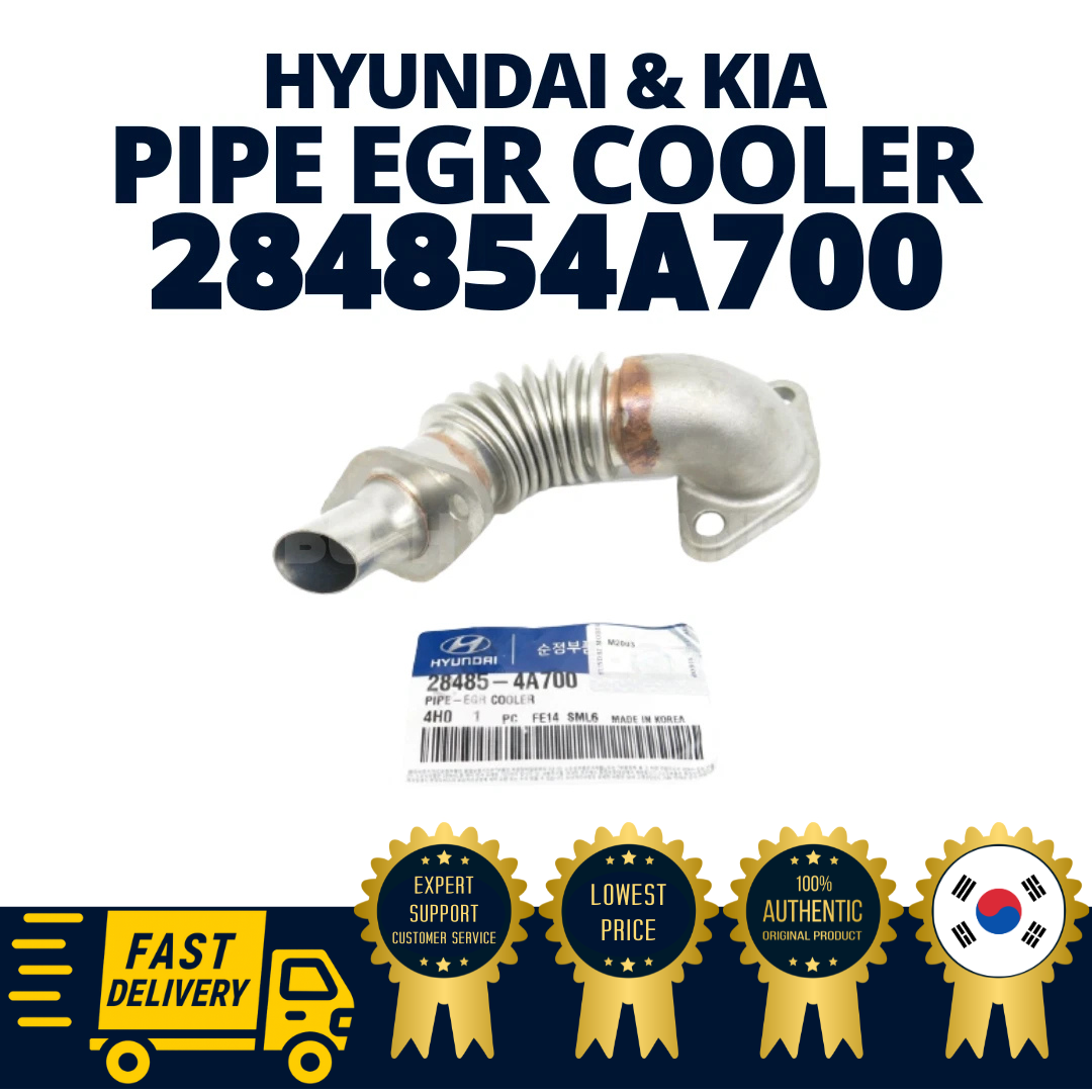 GENUINE OEM Hyundai Kia Pipe EGR Cooler 284854A700 | eBay