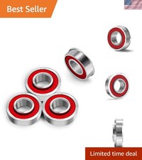 High-Performance Flanged Ball Bearings Set - 4 Pcs for Efficient Operations