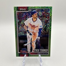 2026 Topps Series 1 - Trea Turner #322 Lime Green Confetti