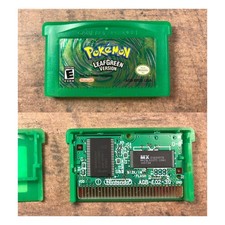 Pokemon LeafGreen Version Nintendo Game boy Advance GBA Authentic Tested Save
