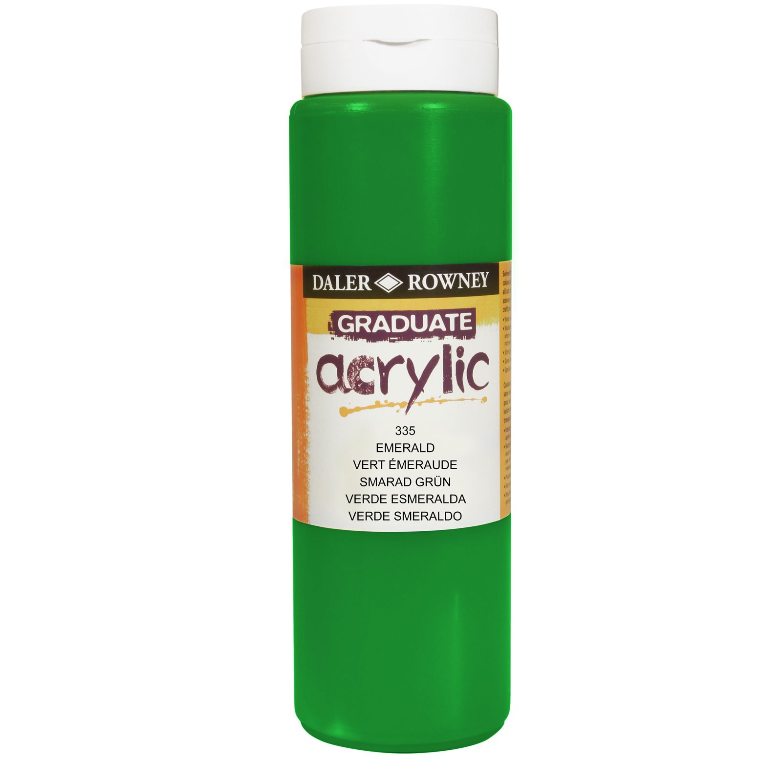 Daler-Rowney DAL GRADUATE ACRYLIC 500ML EMERALD GREEN