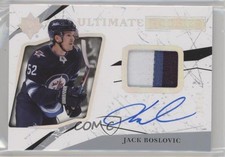 2017-18 Ultimate Collection Rookies /49 Jack Roslovic #58 Patch Auto 7b5