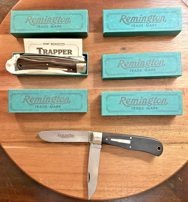 REMINGTON 1989 “Trapper” Bullet Knife R1128, New in Original Box