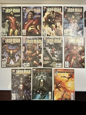 Invincible Iron-Man Vol. 4 & 5 Lot of (11) Comics - Extremis, Execute Program