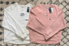 Hollister Women's Fleece Crewneck Sweatshirt - Size Medium