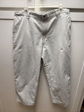 Columbia Pants Mens Size 40x30 Flat Front Bottoms Beige Outdoor Active Khakis