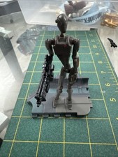 Star Wars 3.75 Clone Wars Commando Droid Rishi Outpost With Stand