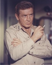 Photo couleur vintage 8x10 Richard Basehart Voyage au fond de la mer