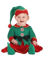 Infant 6/9 Month Five Piece Elf Girl Holliday Costume. New With Tags.  