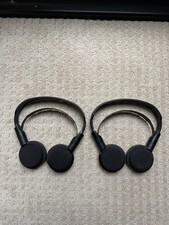 Black On-Ear Headphones 2-Pack Headband Double Earpiece Ear-Pad (On the Ear)