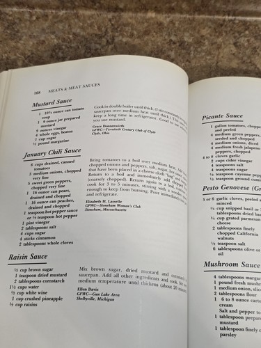 1988 GFWC Centennial Cookbook Hard Cover General Federation Women Club - Foto 11 di 22