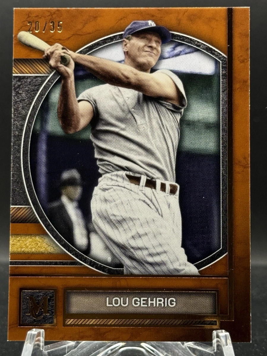 Topps Lou Gehrig Baseball Sports Trading Card Singles for sale | eBay