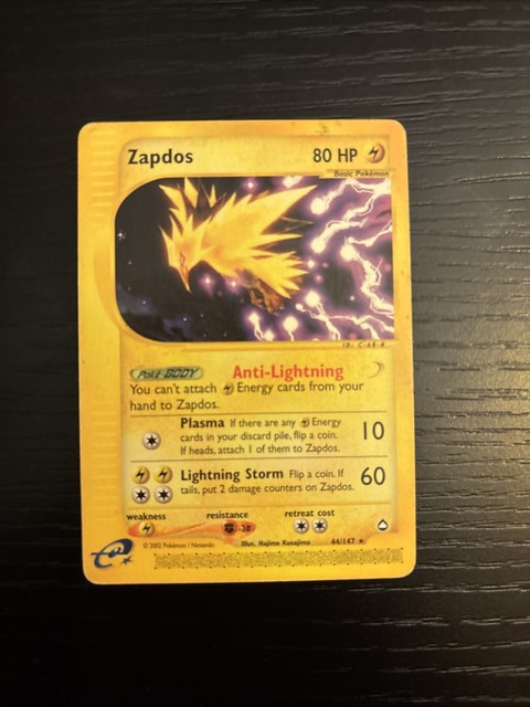 Zapdos #44 (Aquapolis (2003))