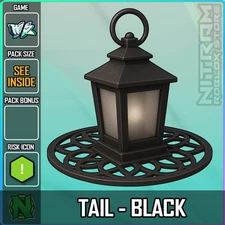 World Zero WZ - COSMETICS - TAIL - BLACK (#1E1E1E)