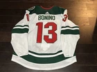 NHL Minnesota Wild game worn #13 Nick Bonino hockey jersey