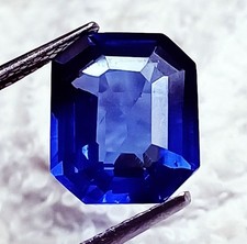 7.70 Ct Natural Blue Tanzanite Radiant Shape Loose Gemstone Certified