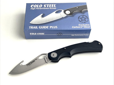 Cold Steel 56LSP Trail Guide Plus Folding Knife Guthook Carbon V USA 2004