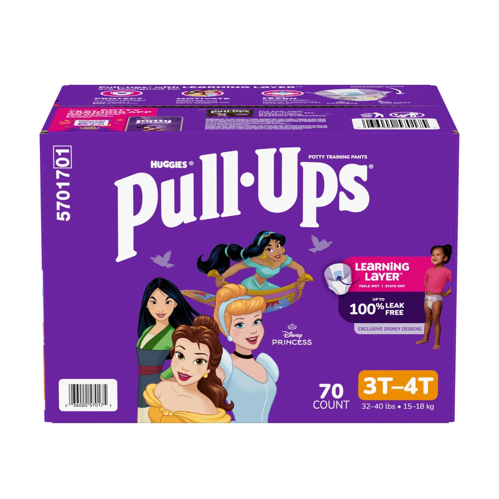 4 Boxes Huggies Girls Pull-Ups 3t-4t-$211.99 for all four - FREE SHIPPING!!