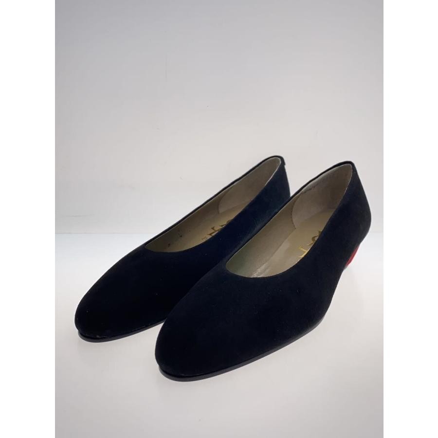 Decolte Yves Saint Laurent YSL tacco EU 35 5 camoscio nero dal Giappone 101531K Authen