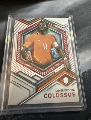 Didier Drogba Futera World Platinum Colossus 2/4  numbered Limited Rare  