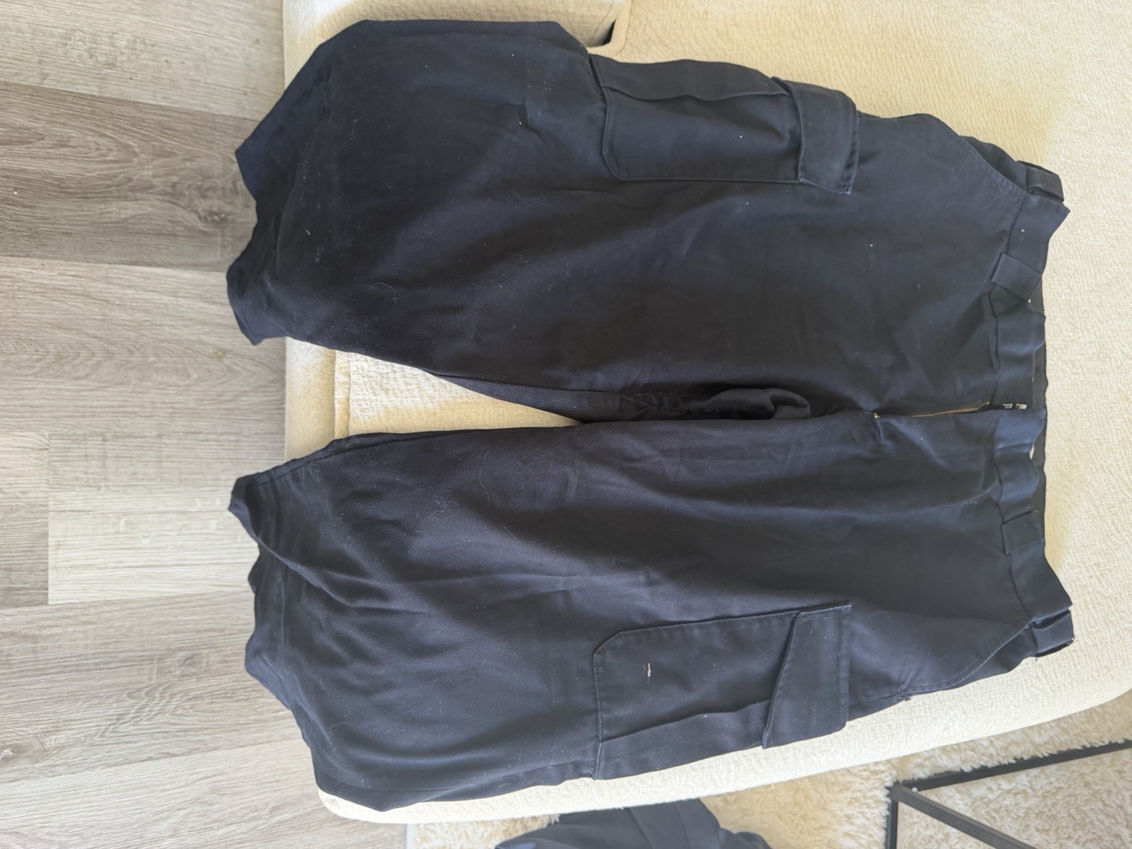 Tactical Squad Men’s Black Tactical Cargo Pants Regular Size 36
