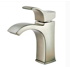 Pfister Venturi Single Handle Bathroom Sink Faucet Brushed Nickel LF-042-VNKK