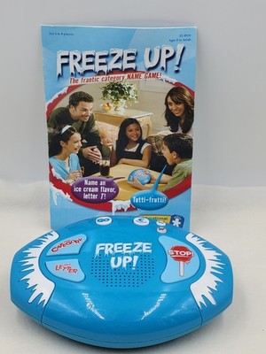 Freeze Up Electronic Game Educational Insights 2007 Family Name Game 2-8 players