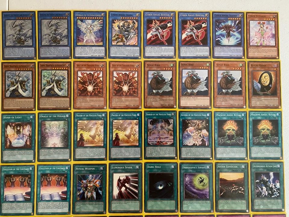 YUGIOH Dragon Ritual Fairy Deck Complete 40 - Cards Deck with BRAND NEW Sleeves - Image 4 of 4