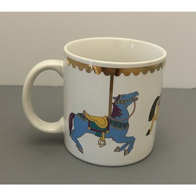 Dayton Hudson Carousel Mug Coffee Tea Cup 1990 Vintage