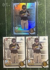 Jakob Marsee 2022 1st Bowman 1st Edition Sky Blue Foil +2 Base Marlins Padres RC