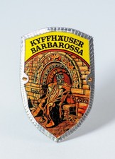 Clavo de palo placa de palo emblema de palo - Kyffhäuser Barbarossa Turingia