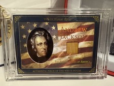 2025 A Word From POTUS -  Andrew Jackson, #7, White House Wood Relic /149😃