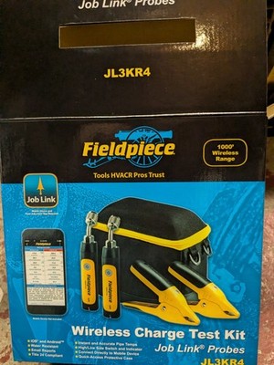 Fieldpiece Job Link Probes Wireless Charge Test Kit - JL3KR4 Brand New Open Box