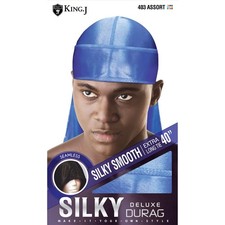 Qfitt King.J Silky Durag Extra Long Tie Assorted Color