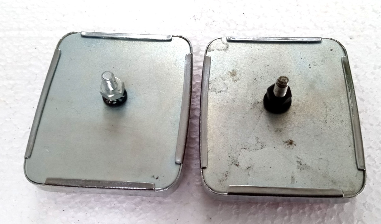 Maserati Mistral Rear Tail Light Lamp Lens Reflectors_Pair_NEW_GENUINE VINTAGE