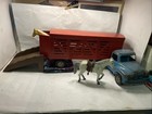1950s Vintage Buddy L Semi Cab Truck Pressed Steel Blue And Red