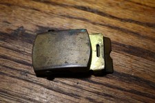 Vintage U.S. Military Style Solid Brass Belt Buckle