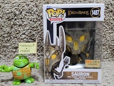 Sauron #1487 LotR Funko Pop! BoxLunch Exclusive GITD Figure w/Soft Protector