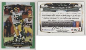 2014 Topps Chrome Green Refractor Aaron Rodgers #83