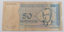 Banknote Bosnien-Hercegovina 50 Pfeniga 1998