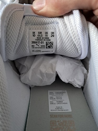 weiße Puma Sneaker kaum getragen - Bild 2 von 3