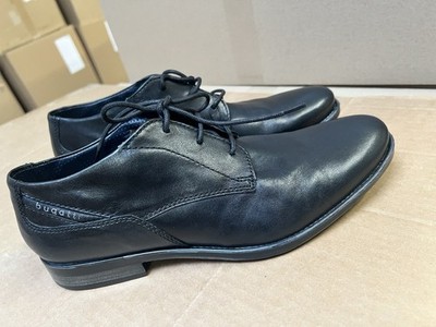 BUGATTI Schnürschuh , Gr. 42 , schwarz, Leder