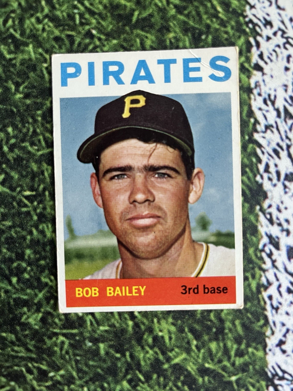 Crease Sale! 1964 Topps Baseball Bob Bailey #91 EX Pittsburgh Pirates Low Ship
