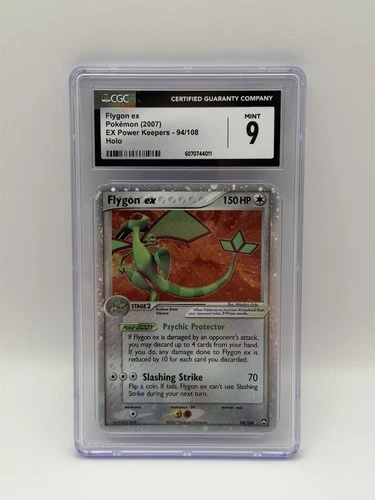 CGC 9 MINT Flygon ex 2007 EX Power Keepers 94/108 Holo Pokemon Card