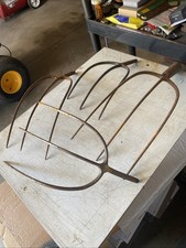 4–Fork Head 3 Thines Rusty Rustic no handle Original Vintage Primitive Metal