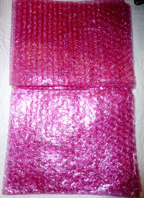 Lot of 75 Pink Bubble Bags Shipping Wrapping Packing Material Size 7 x 9 inch