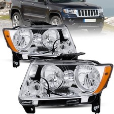 2pcs Headlights Headlamps For 2011-2013 Jeep Grand Cherokee 2011-2017 Compass 2pcs Headlights Headlamps For 2011-2013 Jeep Grand Cherokee 2011-2017 Compass