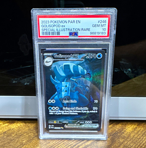 Pokemon TCG Golisopod ex 246/182 SV04 Paradox Rift SIR Holo Eng PSA 10
