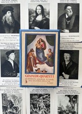 Quartett Gem&auml;lde &auml;lterer und j&uuml;ngerer Meister Josef Scholz Nr.4903 Spielkarten