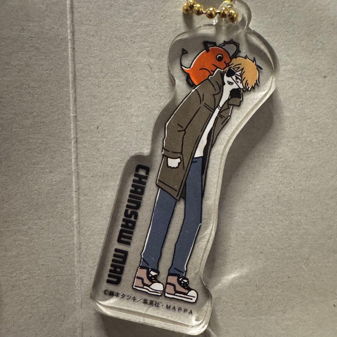 Chainsaw Man Acrylic Keychain Denji & Pochita  Character Goods